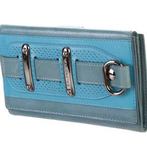 Balenciaga Buckle-Accented Leather Wallet